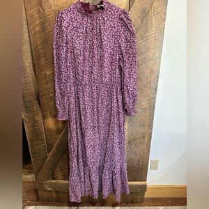 Universal Thread Floral Prairie Dress Cottagecore Peasant Floral Size XL E22